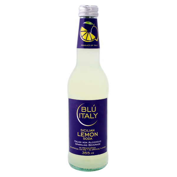 Blu Italy Lemon Soda　355mlﾌﾞﾙｰｲﾀﾘｰﾚﾓﾝｿｰﾀﾞ