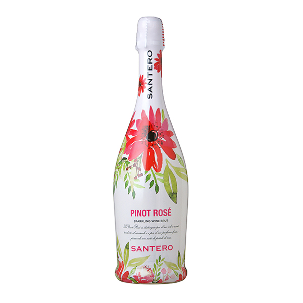 Santero Rose Flower Bottle 750mlロゼ　ｻﾝﾃﾛﾌﾗﾜｰﾎﾞﾄﾙﾛｾﾞ