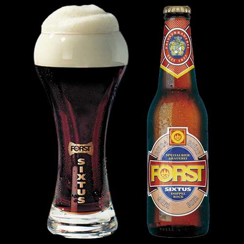 Birra Forst Sixtus 黒ビール・ｼｸｽﾀｽ 330ml 355ml以下12本まで食材と混載可